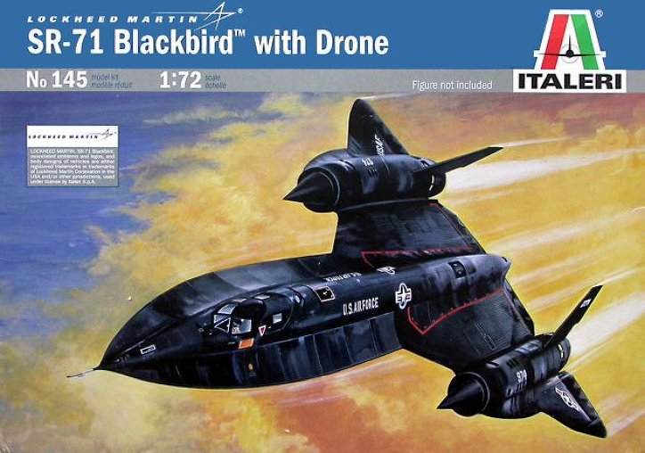0145  авиация  SR-71 Blackbird (1:72)