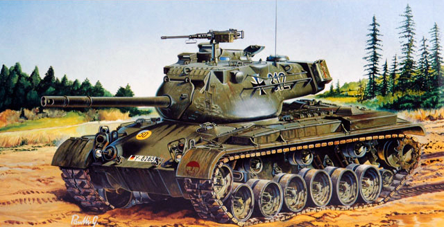 6447  техника и вооружение  M47 ПАТТОН (1:35)