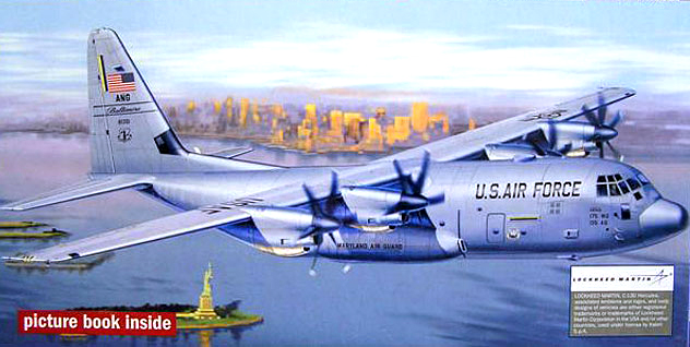 1255  авиация  C-130J Hercules (1:72)