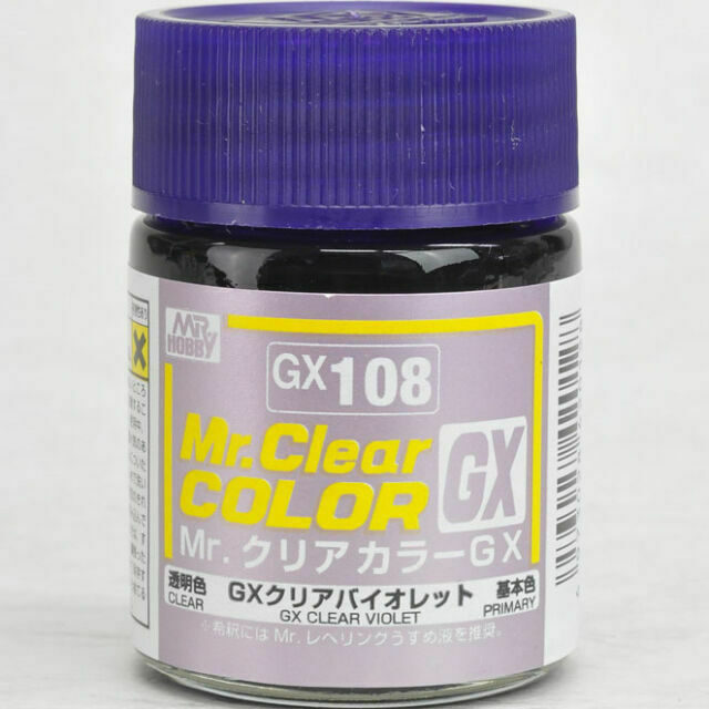 GX108  краска 18мл  Clear Violet