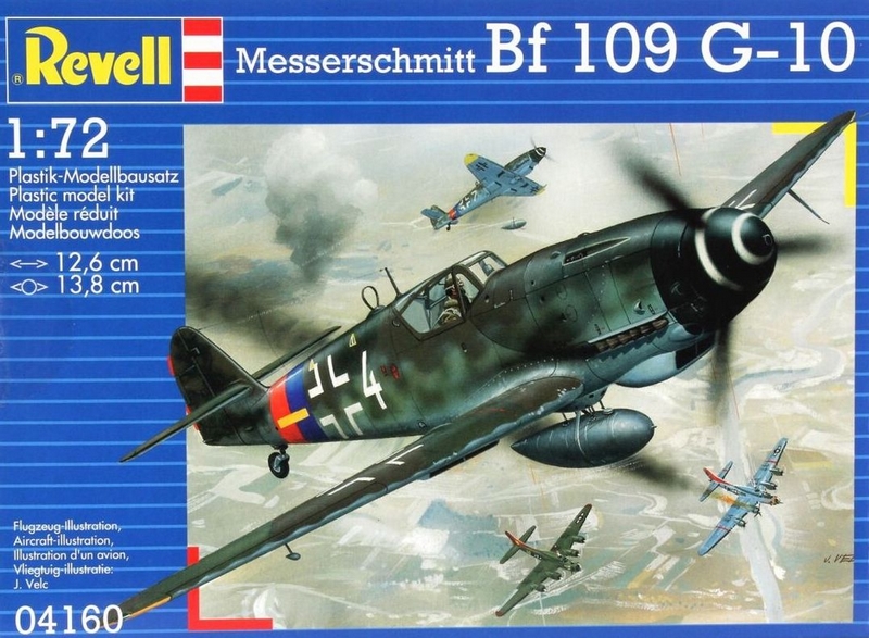 04160  авиация  Bf-109G-10  (1:72)