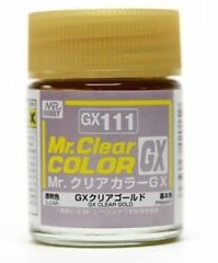 GX111  краска 18мл  Clear Gold