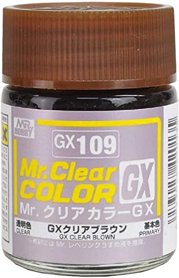 GX109  краска 18мл  Clear Brown