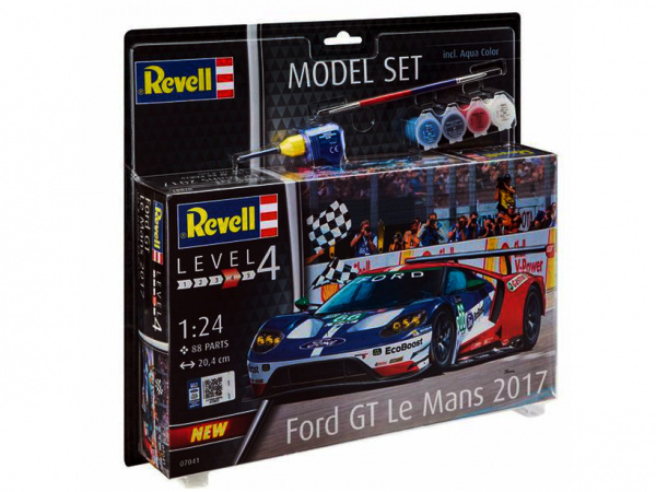 67041  автомобили и мотоциклы  F GT - Le Mans MODEL SET  (1:24)