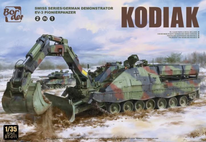 BT-011   техника и вооружение  Kodiak Demonstrator AEV-3 Pionierpanzer (2 in 1)  (1:35)