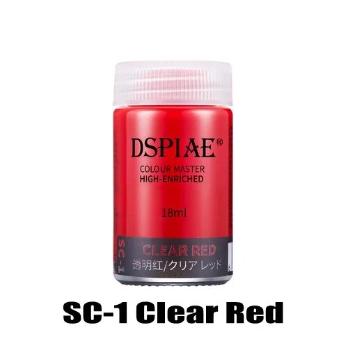 SC-1  краска  18мл Clear Red