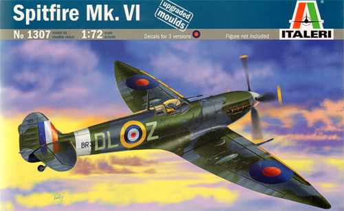 1307  авиация  Supermarin Spitfire Mk.VI (1:72)