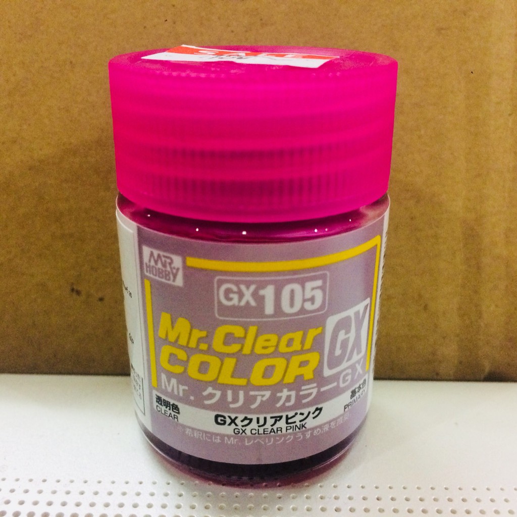 GX105  краска 18мл  Clear Pink