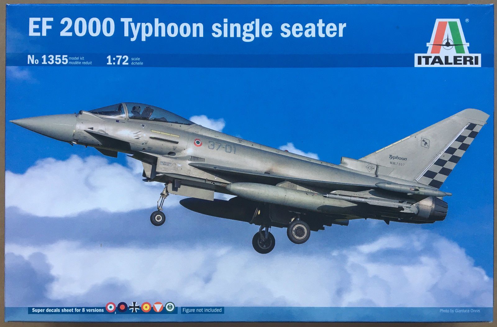 1355  авиация  EuroFighter 2000 Typhoon  (1:72)